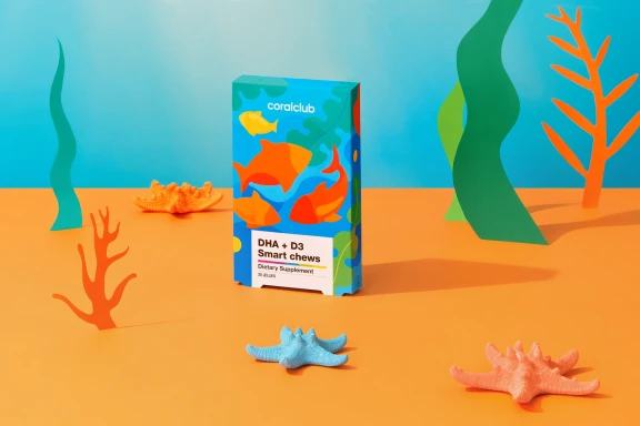 Smart chews DHA+D3 vitamint tartalmazó étrend-kiegészítő zselétabletta édesítőszerekkel
